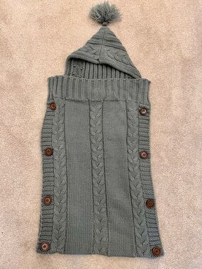 Hooded Infant Baby Stroller Swaddle Wrap